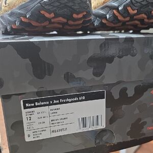 New Balance X Joe Freshgoods Desert Sand 610 Mens Size 12